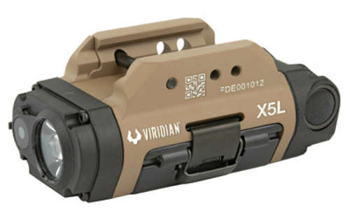 Flashlights&Batteries Viridian Weapon Technologies Gen 3 VIRIDIAN X5L G3 UNV LSR/LGHT GRN FDE